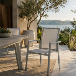 Como Outdoor Dining Chair - White