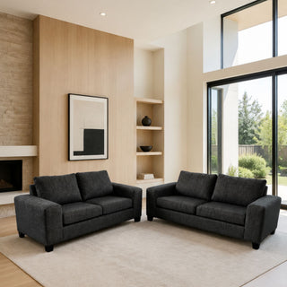 Boston 3+2.5 Seater - NZ Made - Jake Charcoal