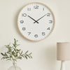 Cody Wall Clock 51cm - Whitewash