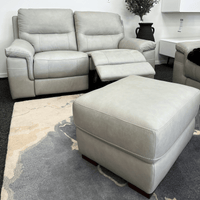 Morton Storage Ottoman - Urban Sofa - Heavenly Mist Leather