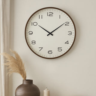 Cody Wall Clock 51cm - Walnut