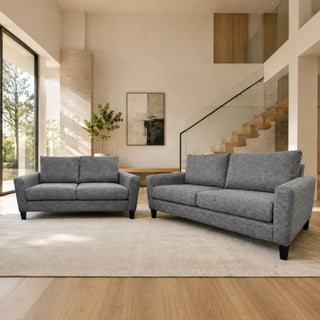 Jameson 3+2.5 Seater - NZ Made - Nixon Ash Fabric