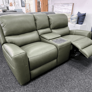 Sweeney Zero Gravity Power Recliner Set with Power Headrests - Urban Sofa - Rangers Moss Leather