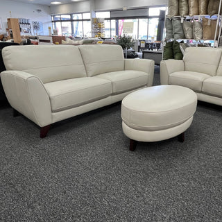 Marple 3+2 Seater - Taupe Leather