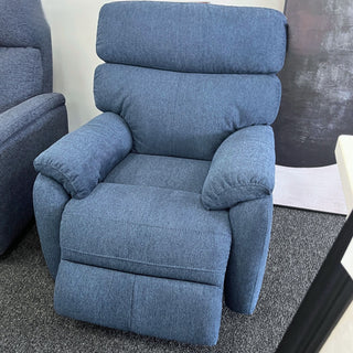 Cortez Electric Recliner - Belfast Navy Fabric
