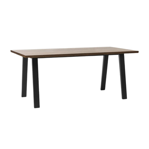 Vienna Dining Table Top Only - 180x90cm - Smoked Oak Veneer Lacquered