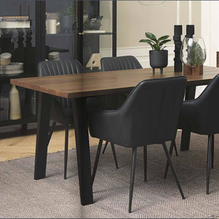 Vienna Dark Oak Veneer Top 1800