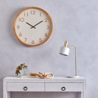 Wall Clock against a wall