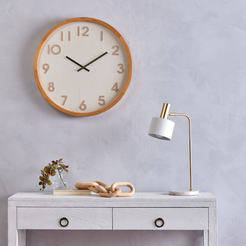 Wall Clock against a wall