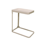 Metal Side Table - White