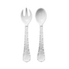 White Melamine Salad Servers -Set of 2