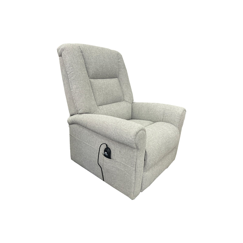 Windsor Lift & Recline Chair in Belfast Grey fabric