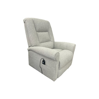 Windsor Lift & Recline Chair in Belfast Grey fabric