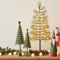 Green Metal Xmas Tree - Large