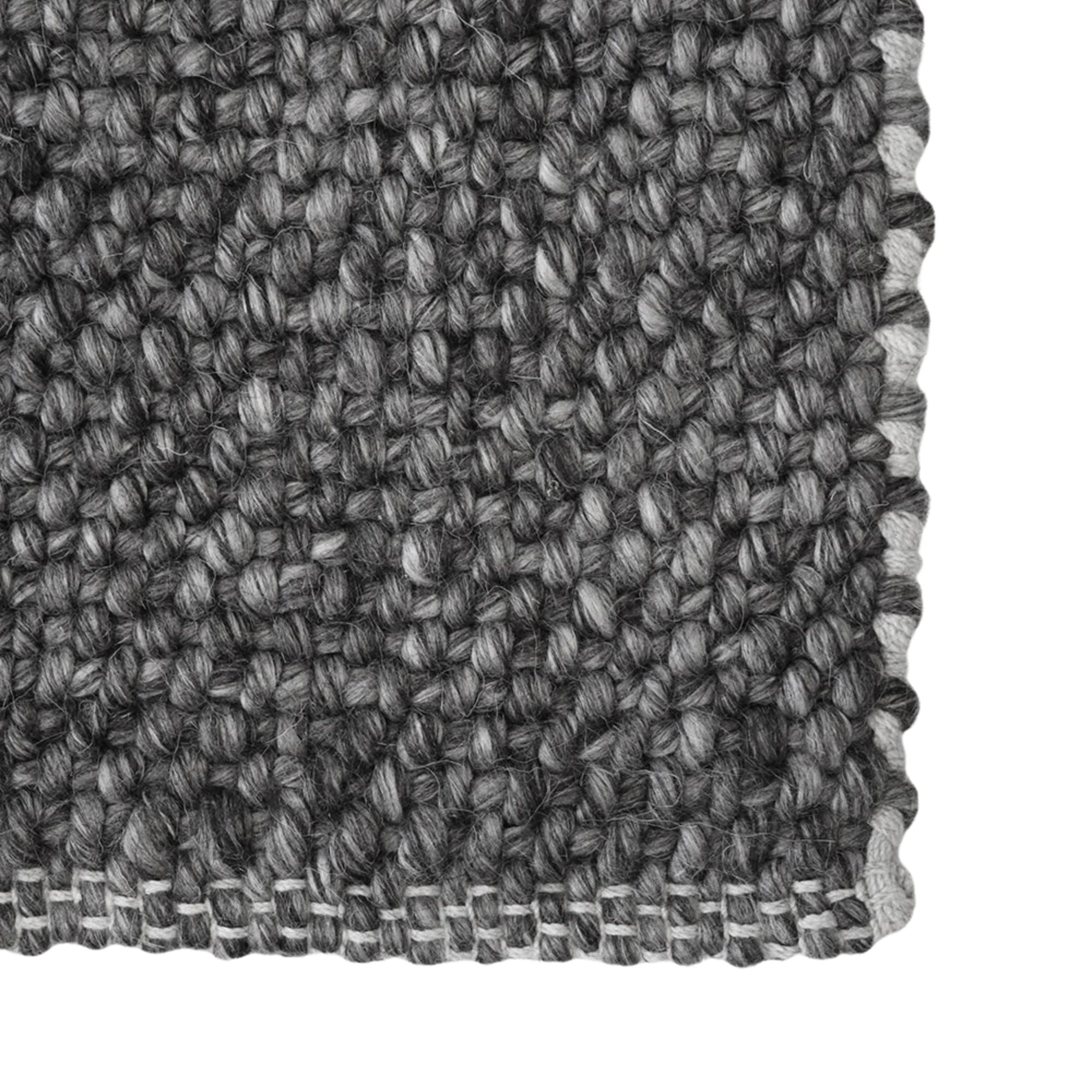 Close-up of a textured gray fabric sample