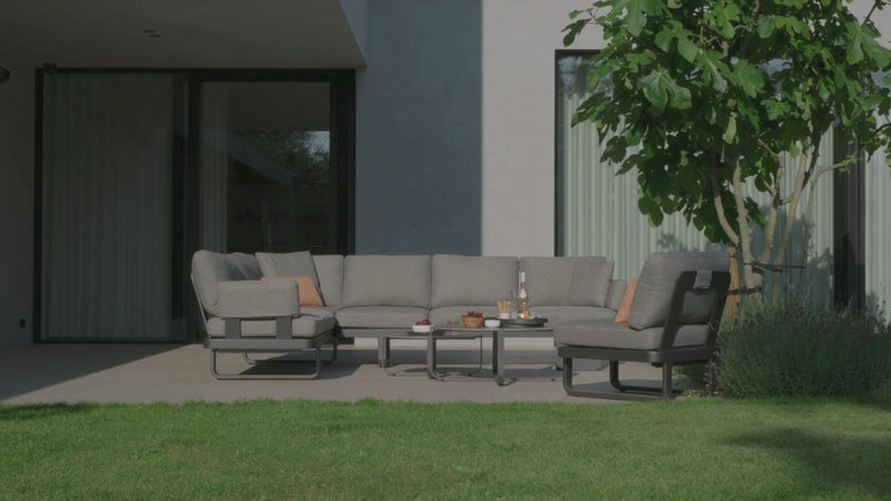 Otama Outdoor Corner Suite - Charcoal