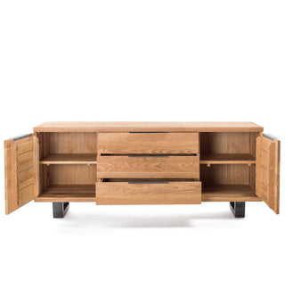 Calia Sideboard - Large - Oak & Iron