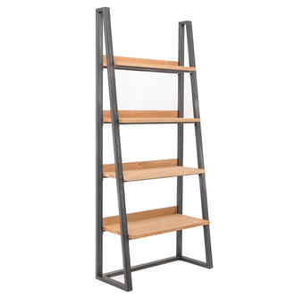 Calia Bookcase - Oak & Iron