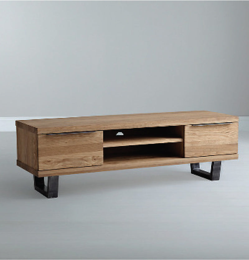 Calia Entertainment Unit - Oak & Iron