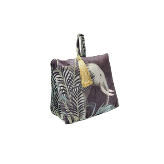 Velvet Doorstop - Animal Print