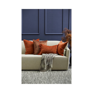 Cushion - Montpellier Double Sided Velvet With Feather Inner - Spice