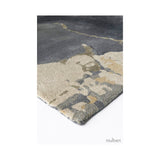 Rug - Basalt (Wool/Viscose) - 160x230cm - Charcoal/Multi
