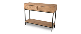 Calia Oak 2 Drawer Hallway Table