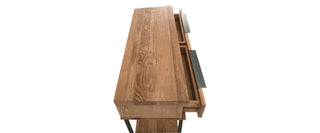 Calia Oak 2 Drawer Hallway Table