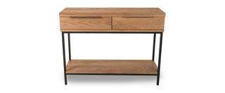 Calia Oak 2 Drawer Hallway Table