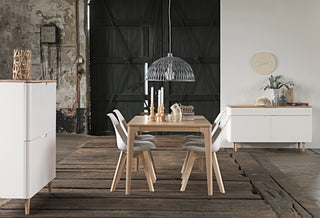 New Amalfi Oak Dining table - extendable