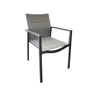 Bermuda Outdoor Dining Chair - Charcoal