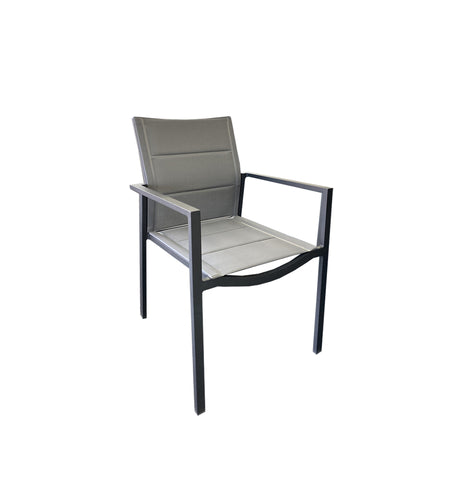 Perez Outdoor Bench Table - 240x83cm - White Powder Coated Aluminium