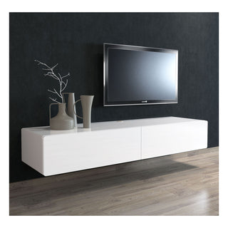 Bondi Floating Entertainment Unit 1660 - High Gloss White