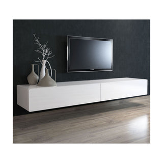 Bondi Floating Entertainment Unit 2200 - High Gloss White