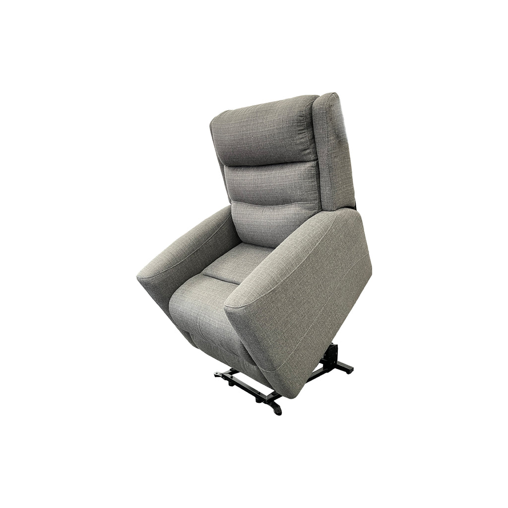    Broadway Electric 2 Stage Lift Recline-Charcoal Brown Fabric