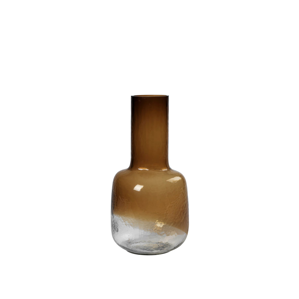 Broste Ingvar Vase - Tan/Clear
