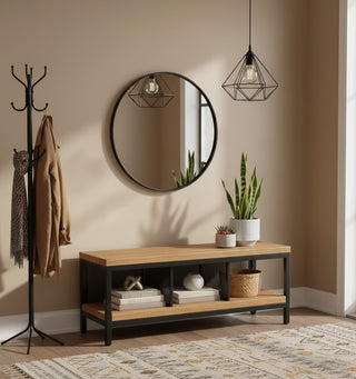 Calia Storage Bench 115cm - Solid American White Oak