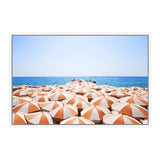 Canvas Wall Art - Beach Umbrellas - 120x80cm