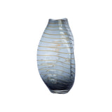 Cascade Vase - 34cm - Blue Amber