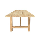Cologne 2600x1000 Outdoor Table - Solid Reclaimed Teak Timber