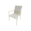 Como Padded Double Sling Outdoor Dining Chair