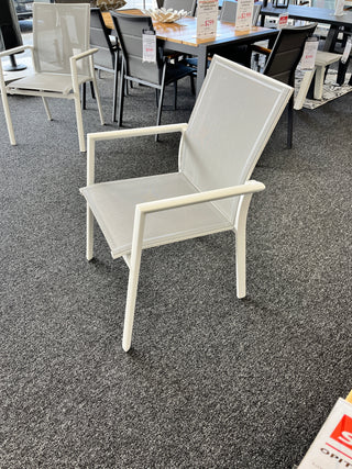 Como Outdoor Dining Chair - white