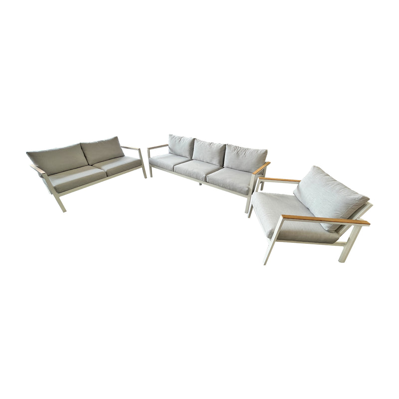 Copenhagen 3+2+1 Outdoor Lounge - White