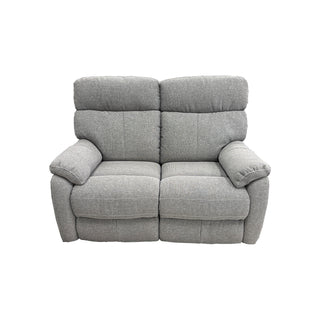 Cortez 2-Seater Manual Recliner Sofa - Urban Sofa - Salt & Pepper Fabric
