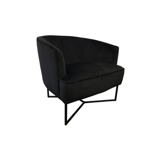 Crighton Occasional Chair - Black Velvet