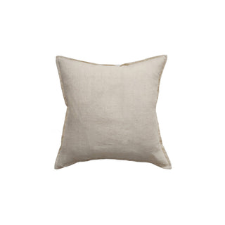 Cushion - Cassia With Feather Inner - Almond