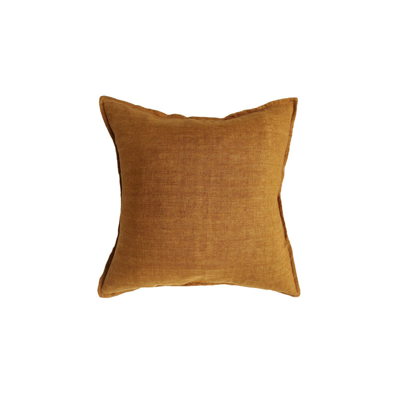 Cushion - Cassia With Feather Inner - Tobacco