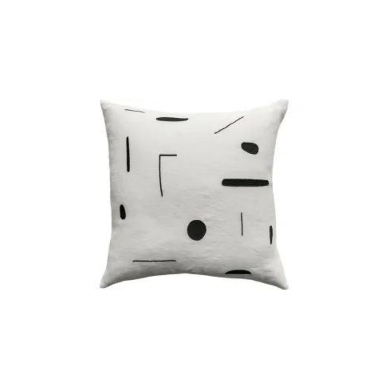 Cushion - Emile With Feather Inner - Milk