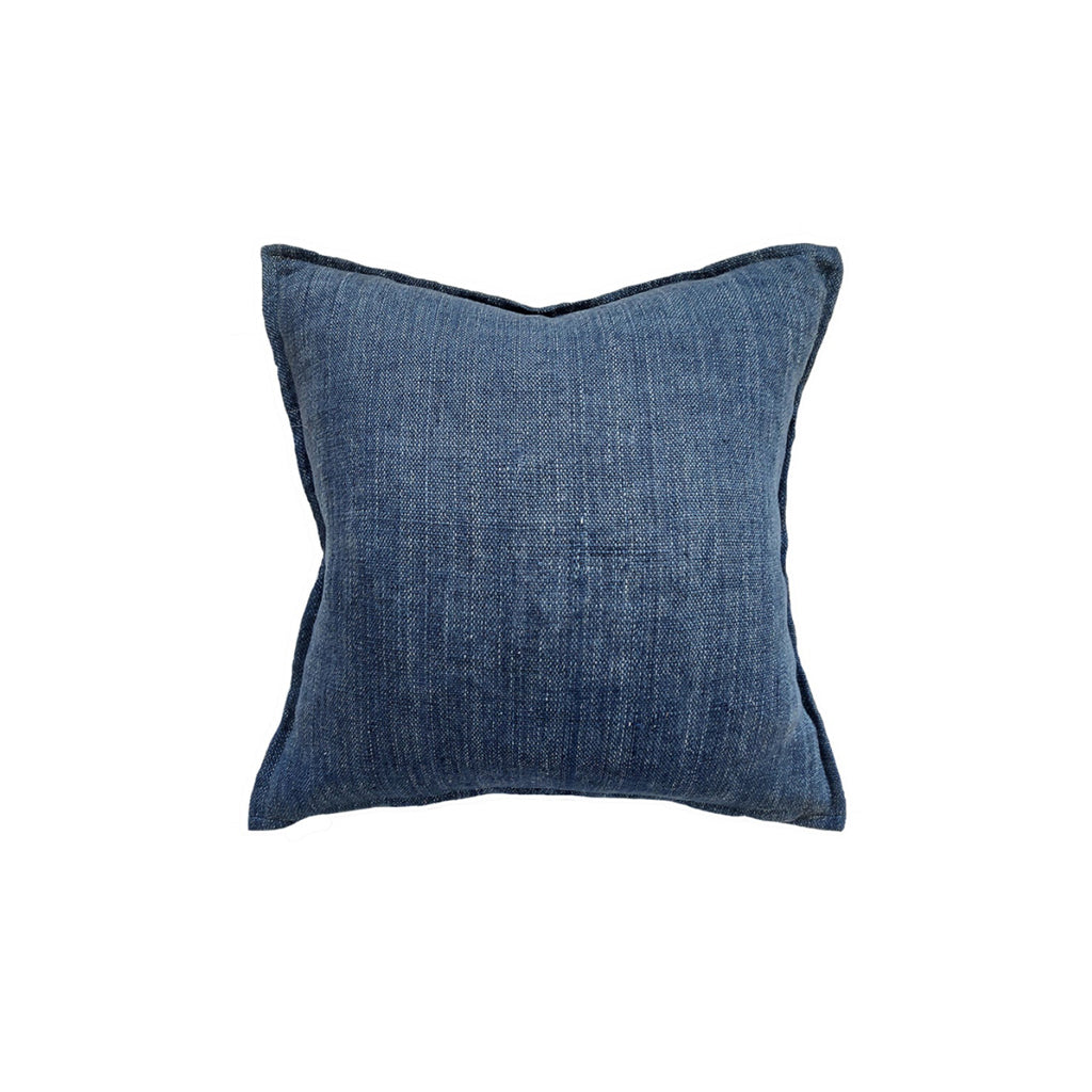Cushion - Flaxmill With Feather Inner - Ink