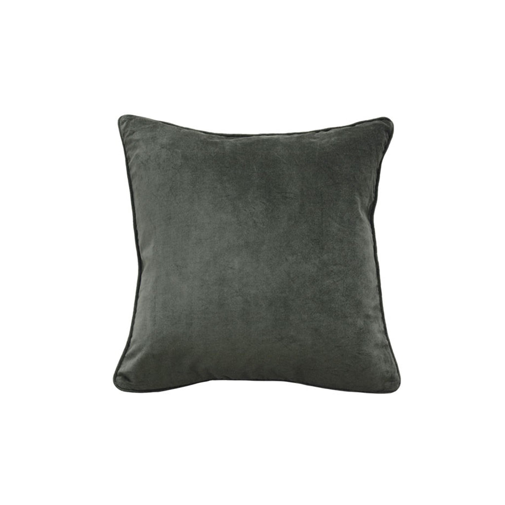 Cushion - Montpellier Double Sided Velvet With Feather Inner - Caper